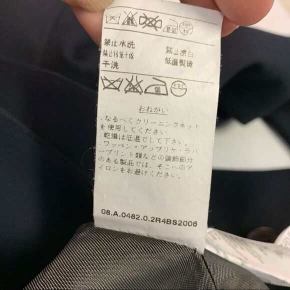 SISLEY black pinstripe blazer size 44 - Picture 5 of 8